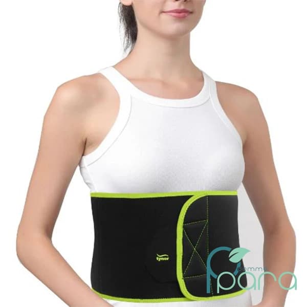 TYNOR Sport Ceinture Support Abs Néo Vert