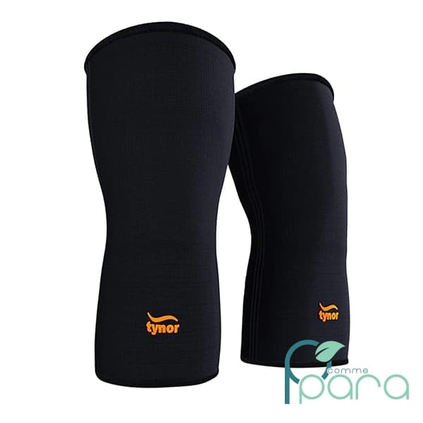 TYNOR Sport Genouillère Air Noir Orange(paire)