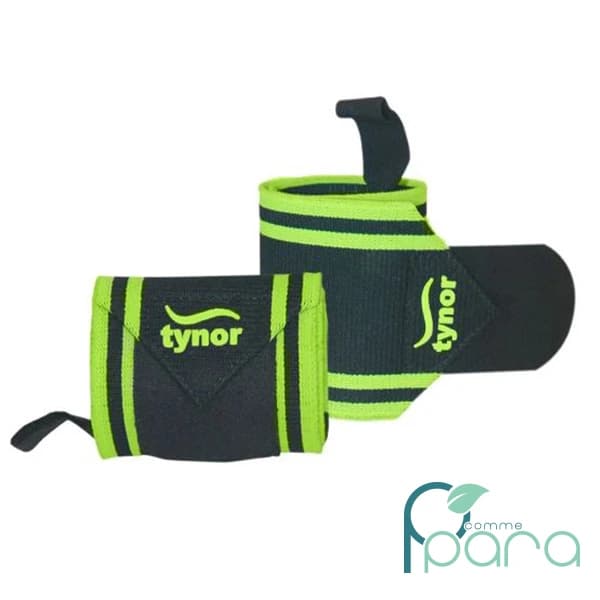 TYNOR Sport Poignet Boucle De Pouce Vert (Paire)
