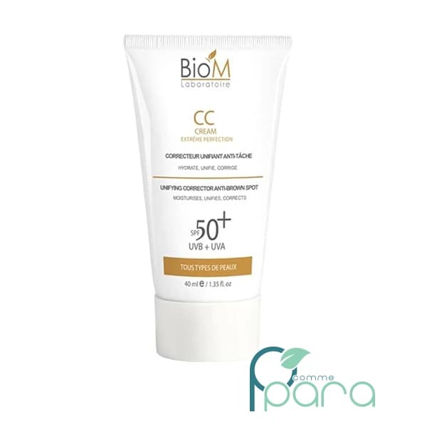 BIOM CC Crème Unifiant Anti Taches Bio,40ml