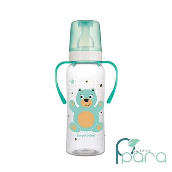CANPOL Biberon a Anse Cute Animals,250ml