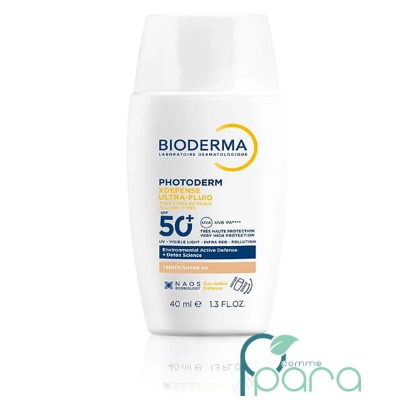 BIODERMA Xdefense Ultra Fluid SPF50 Teinté 02,40ml