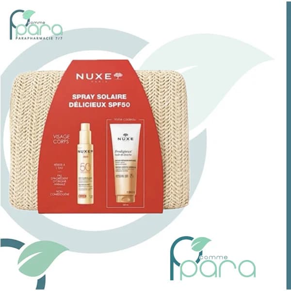 NUXE Trousse Spray Solaire+Huile Douche Offert