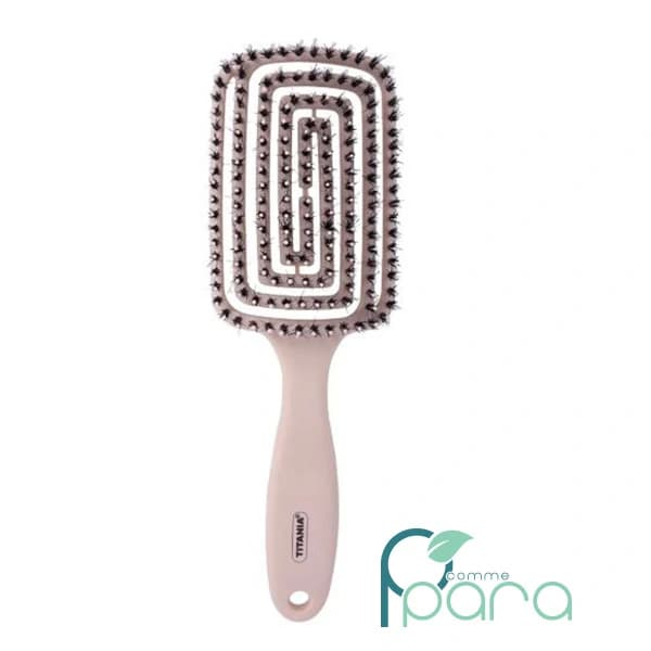 TITANIA Brosse Paddel Flex Rose Poudré 2858