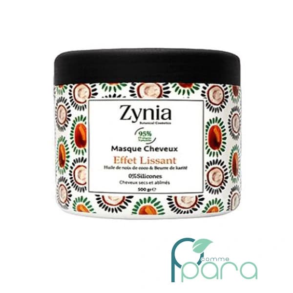 ZYNIA Masque Cheveux Effet Lissant ,500Gr