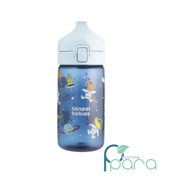 CANPOL Gourde Pour Enfant Junior,400ml Bleu