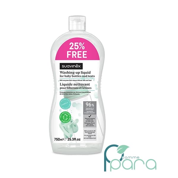 SUAVINEX Liquide Nettoyant Biberon Et Tétine,750ml