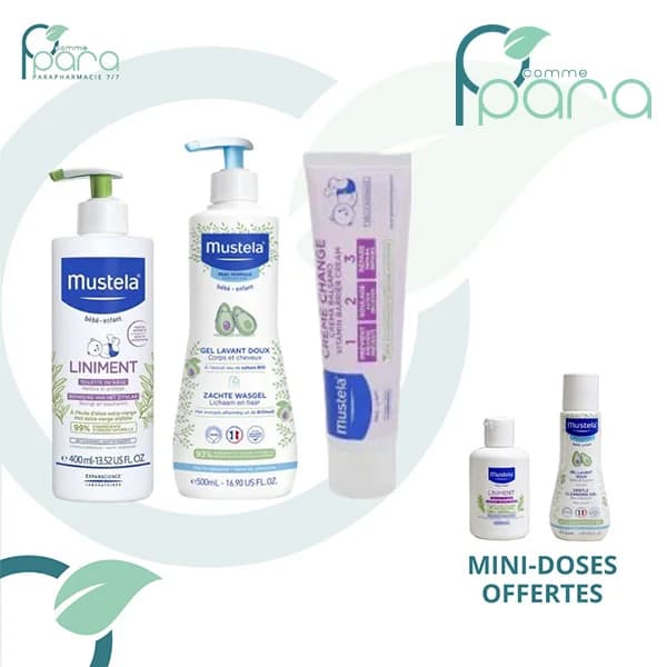 MUSTELA Pack 2 mini- Doses OFFERTES
