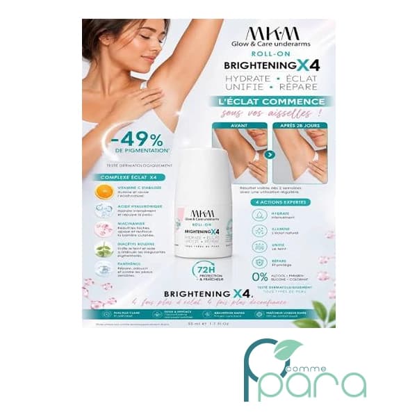 ACTIF LIFE MKM Roll On (Brightening X4),50ml