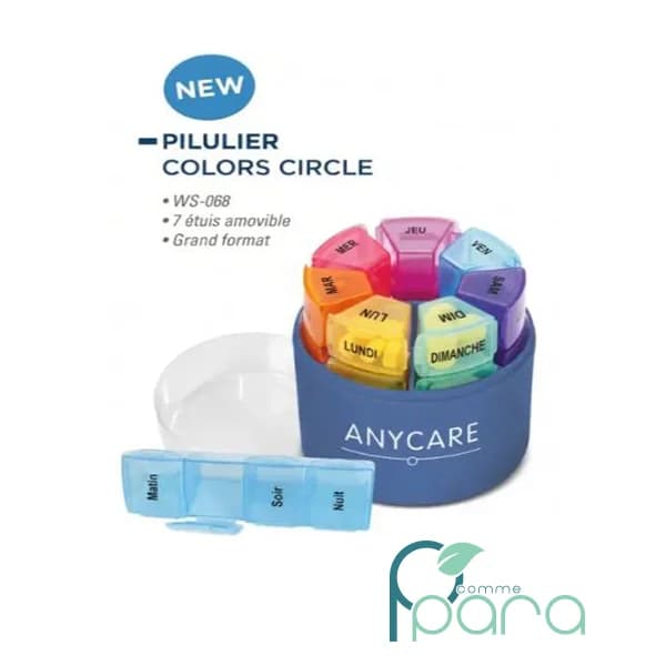 ANYCARE Pilulier Colors Circle WS-068