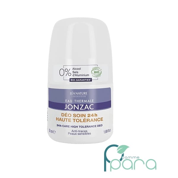 JONZAC Déo Soin 24H Roll On Bio ,50ml