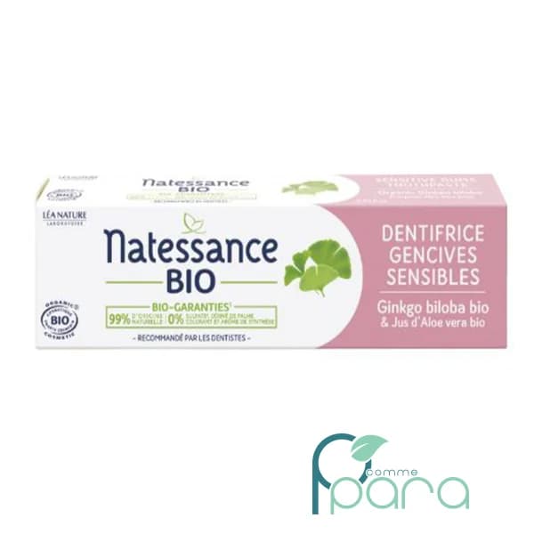 NATESSANCE Dentifrice Gencives Sensibles,75ml