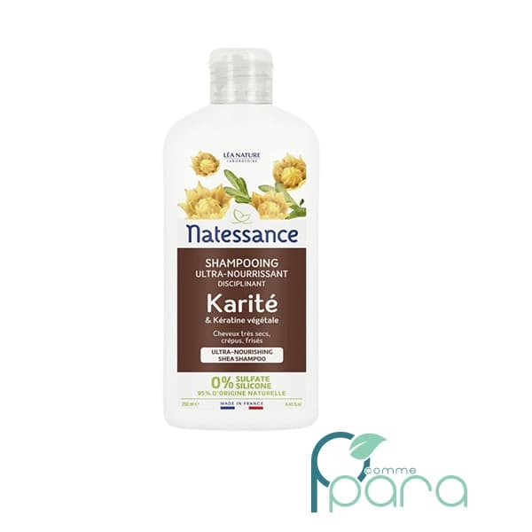 NATESSANCE Shamp Ultra Nourrissant Karité,250ml