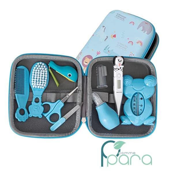 PLIC Ma Petite Trousse Soin Bébé Bleu 9 Articles