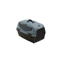 GULLIVER 2 CAGE DE TRANSPORT PORTE PLASTIQUE GRIS