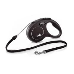 FLEXI LAISSE NEW CLASSIC CORDE S 5M NOIR