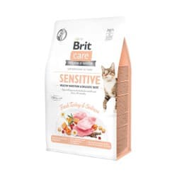 BRIT CARE SENSITIVE CROQUETTE DINDE ET SAUMON 400GR