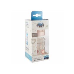 CANPOL BABIES DESIGNED FOR ME BIBERON ANTI COLIQUES 120ML TETINE 0M+ ROSE 35/216