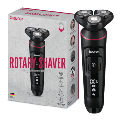 BEURER RASOIR ROTATIF AVEC TETE DE COUPE FLEXIBLE ETANCHE MN8X REF NR 102.54