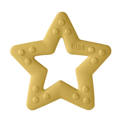 BIBS BABY BITIE ANNEAU DENTITION ETOILE JAUNE