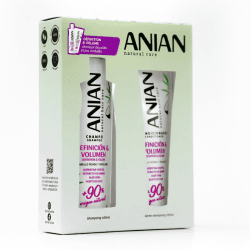 ANIAN COFFRET SHAMPOING VEGETAL DEFINITION ET VOLUME 400ML+APRES SHAMPOOING 250ML