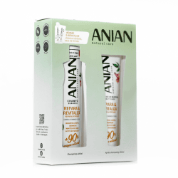 ANIAN COFFRET SHAMPOING REVITALISANT REPARATEUR AVOCAT BEURRE DE CACAO 400ML+APRES SHAMPOOING 250ML
