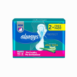 ALWAYS SERVIETTE FEMME ALOE VERA 16 PIECES