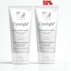 CYTOLNAT CYTOLIGHT ECRAN MINERAL TEINTEE ANTI TACHES SPF50+ 50ML LE 2 EME (-50%)