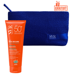 SVR SUN SECURE LAIT HYDRATANT INVISIBLE SPF50+ 250ML+TROUSSE EN BLEU (OFFERT)
