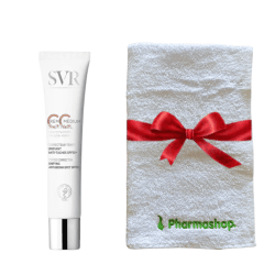 SVR CLAIRIAL CC CREME MEDIUM SPF50+ 40ML+PHARMASHOP SERVIETTE DE VISAGE (OFFERT)