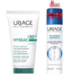 URIAGE HYSEAC FLUIDE SPF50+ 50ML+EAU THERMALE SPRAY 50ML (OFFERT)