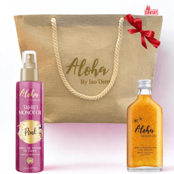INODERMA PAILLETEE PINK SPRAY 150ML+TAHITI PAILLETEE GOLD 100ML+SAC DE PLAGE (OFFERT)
