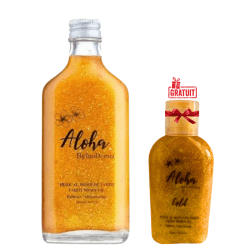 INODERMA ALOHA HUILE DE MONOI DE TAHITI PAILLETEE GOLD 100ML+ALOHA HUILE DE MONOI DE TAHITI PAILLETEE GOLD 35ML (OFFERT)