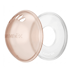 SUAVINEX 2 COUPELLES RECUEILLE LAIT + 2 COUPELLES PROTECTRICES