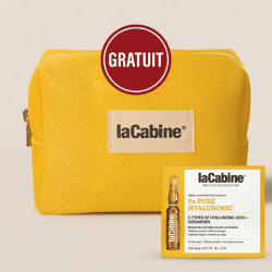 LA CABINE AMPOULES 5X PURE HYALURONIC 10X2ML + TROUSSE JAUNE (OFFERT)