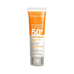 DERMACARE PHOTOSUN 02 FLUIDE SOLAIRE TEINTE PEAUX MIXTES A GRASSES SPF 50+ 50ML