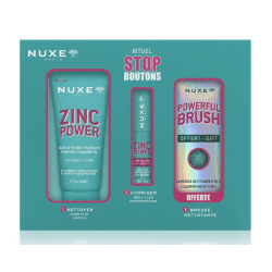 NUXE ZINC POWER RITUEL STOP BOUTONS COFFRET SOIN ANTI IMPERFECTIONS