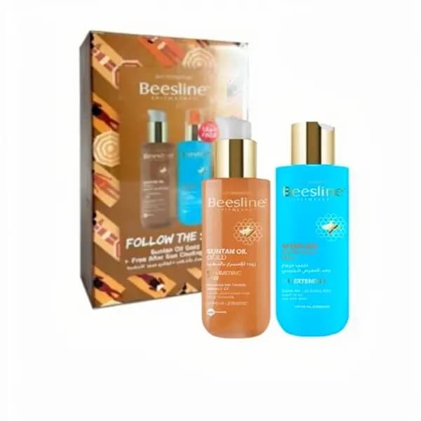 BEESLINE COFFRET SUNTAN OIL GOLD+AFTER SUN LOTION GRT