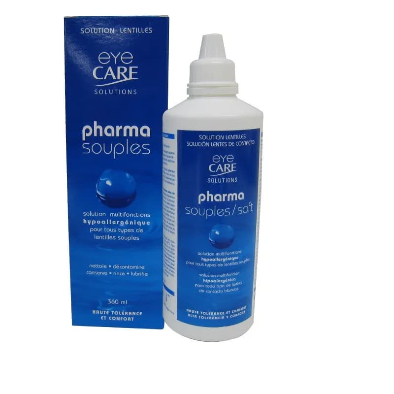 EYE CARE PHARMA SOUPLES LIQ/LENTILLES MULTIFONCTION 360ML