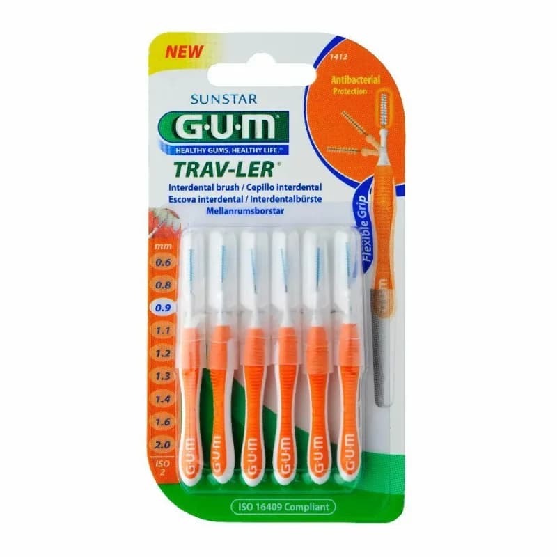 GUM BROSSETTE TRAV 1412 ULTRA FINE CYLINDRIQUE ORANGE