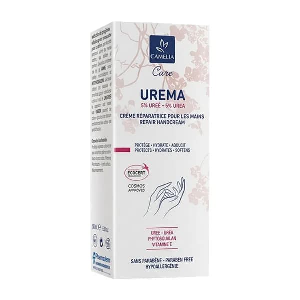 PHARMADERM CAMELIA CARE UREMA CREME REPARATRICE POUR LES MAINS 50ML
