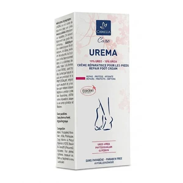 PHARMADERM CAMELIA CARE UREMA CREME REPARATRICE POUR LES PIEDS 75ML