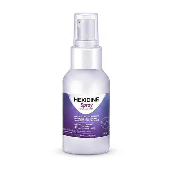 PHARMADERM HEXIDINE SPRAY ANTISEPTIQUE-CICATRISANT 50ML