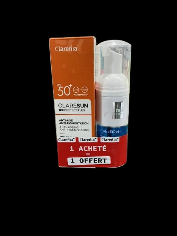 CLARENIA SPF50+ ANTI AGE ANTI PIGMENT + HYDRA EFFECT GRATUIT