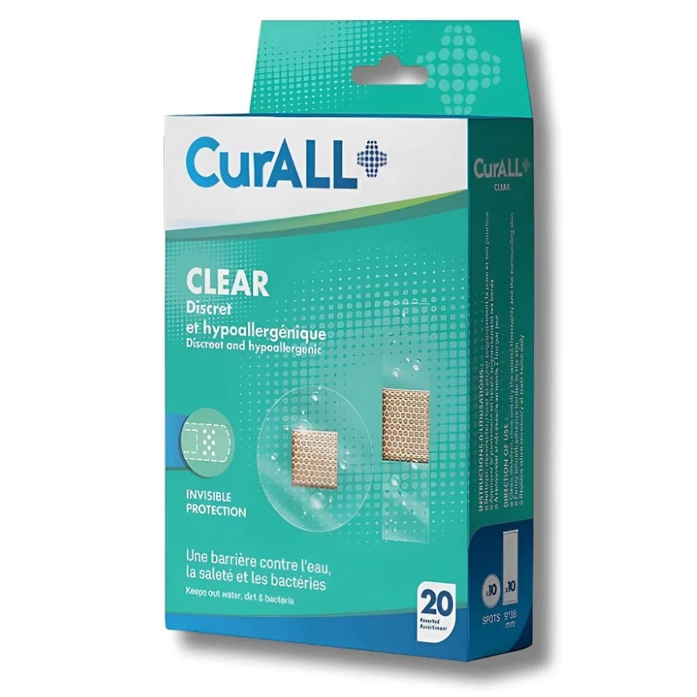 CURALL PANSEMENT HYPOALLERGÉNIQUE BT 20