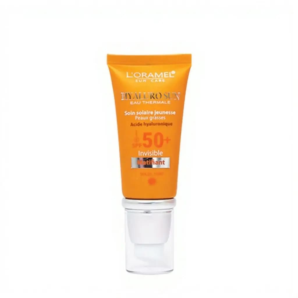 L ORAMEL HYALURO SUN EAU THERMALE ECRAN INVISIBLE MATIFIANT SPF50+ PG 40ML
