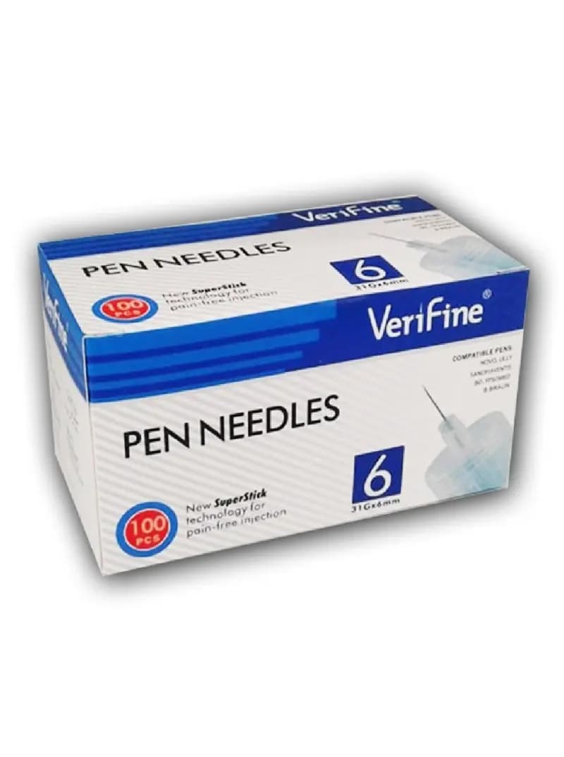 VERIFINE AIGUILLE STYLO 31GX6MM BT100