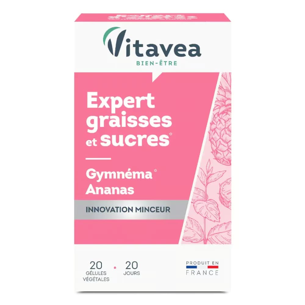 VITAVEA EXPERT GRAISSES ET SUCRES 20GEL