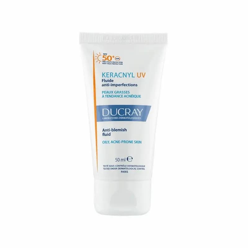 DUCRAY KERACNYL UV FLUIDE ANTI-IMPERFECTIONS PEAUX GRASSES 50ML
