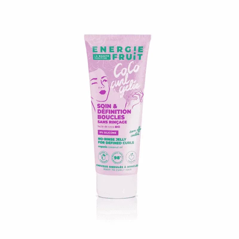 ENERGIE FRUIT STYLE & CARE COCO CURL JELLY GELÉE BOUCLES DEFINITION & SOIN SANS RINÇAGE 200ML